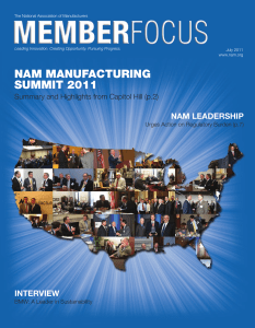 July 2011 - National Association of Manufacturers