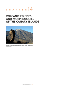 volcanic edifices and morphologies of the canary islands