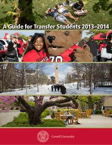 A Guide for Transfer Students 2013–2014