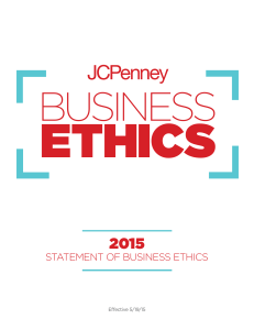 jcpenney's Statement of Business Ethics.