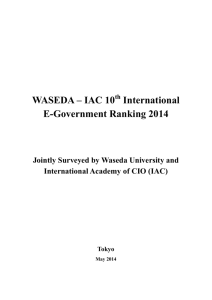WASEDA – IAC 10 International E