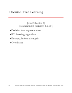 Decision Tree Learning