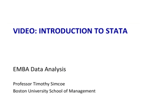 video: introduction to stata - people