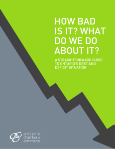 How Bad is it? - Ontario Chamber of Commerce