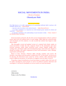 social movements in india