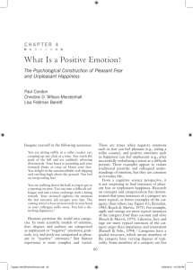 What Is a Positive Emotion?