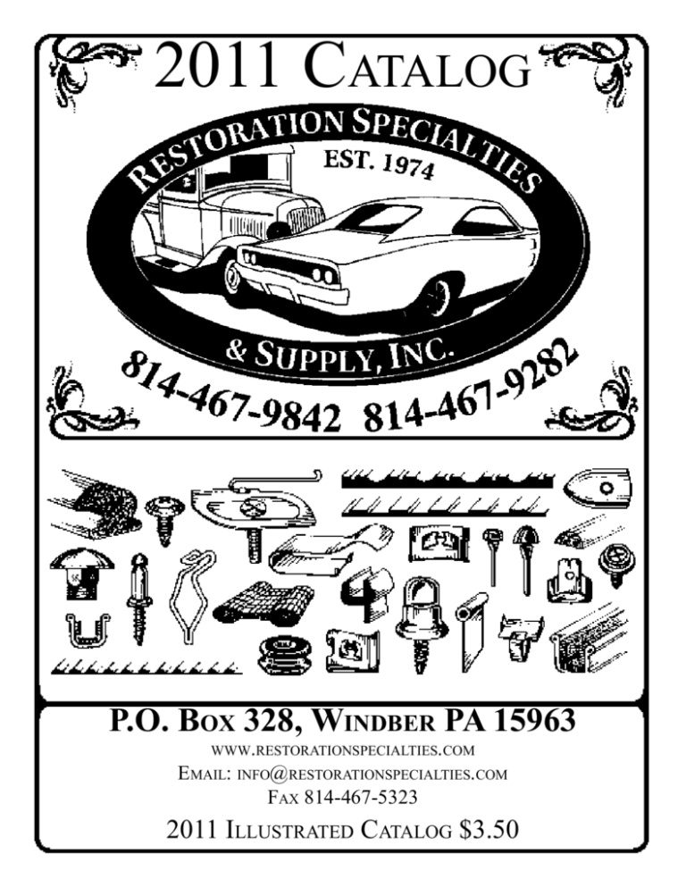 BUICK FISHER BODY 1933-1953 50 pcs FENDER Cage ANCHOR NUTS &Our Parts Catalog 