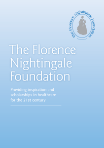 Florence Nightingale Foundation brochure