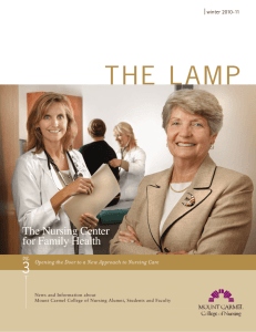 The Lamp, Winter 2010-11 - Mount Carmel College of Nursing