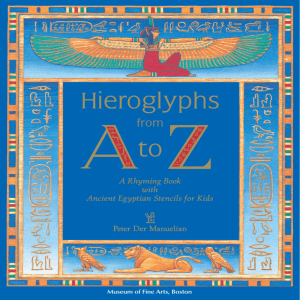 Hieroglyphs to