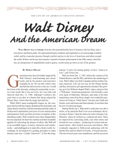 The Barnes Review – Walt Disney