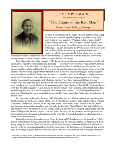 Simon Pokagon, "The Future of the Red Man," Forum, August 1897