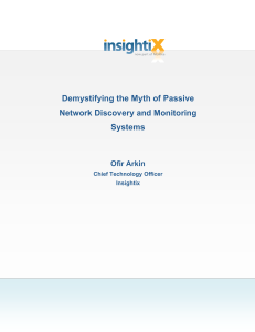 Demystifying the Myth of Passive Network Discovery and Monitoring