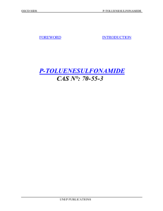 P-TOLUENESULFONAMIDE CAS N°: 70-55-3