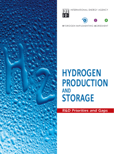 Hydrogen Production and Storage