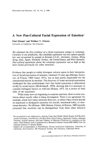A new pan-cultural facial expression of emotion