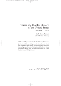 Voices of a People's History of the United States