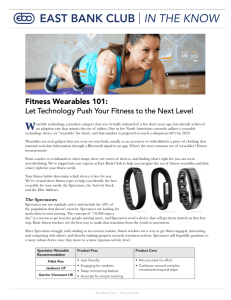 Fitness Wearables 101 PDF