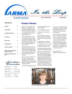 Spring Newsletter PDF - ARMA Chicago Chapter