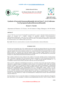 Synthesis of Isoxazolyl-benzenesulfonamide derived from N -[4