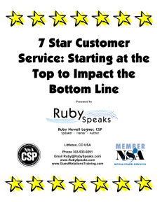 7 Star Customer Service