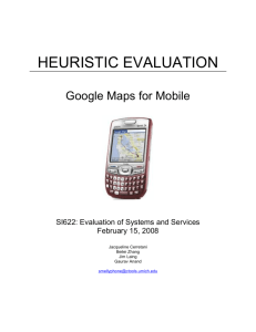 Heuristic Evaluation Report