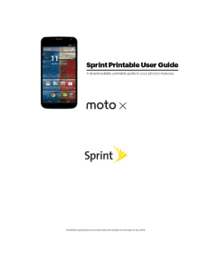 Motorola Moto X User Guide