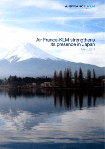 Air France-KLM strengthens its presence in Japan