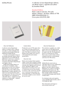 InOtherWords A collection of nine Kippenberger editions, one Boetti