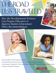 The Road Less Traveled: How the Developmental Sciences Can