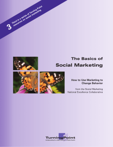The Basics of Social Marketing - Turning Point Social Marketing