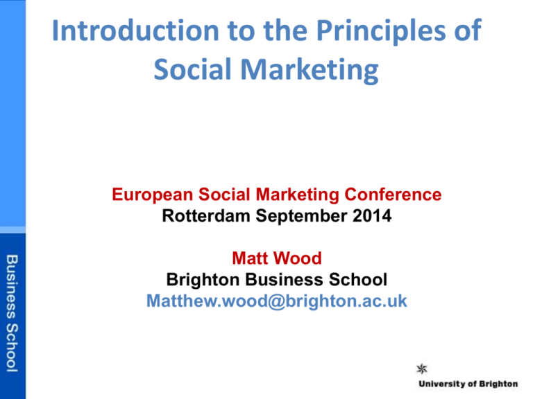 World Social Marketing Conference 2023