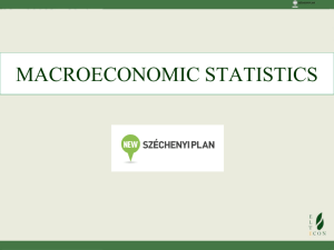 MACROECONOMIC STATISTICS