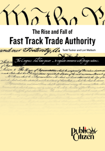 Fast Track Trade Authority