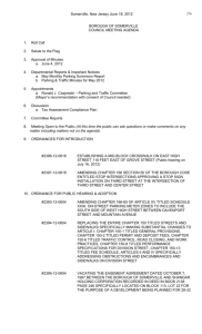 June 18, 2012 Borough Council Minutes