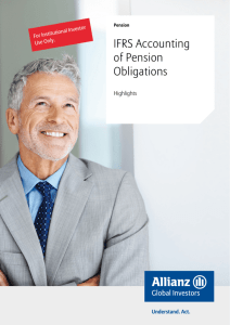 IFRS Accounting of Pension Obligations