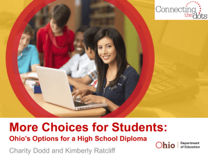 Ohio's Options for a High School Diploma