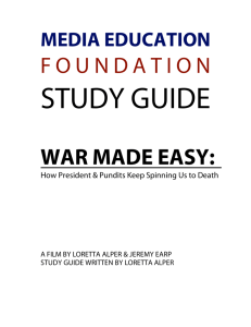 Study Guide - Media Education Foundation