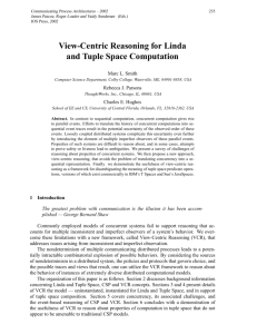 Communicating - Computer Science @ Vassar College