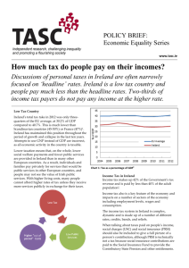 How much tax do people pay on their incomes?