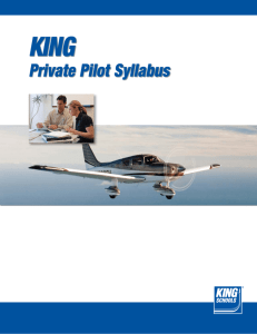 Private Pilot Syllabus - Free PDF