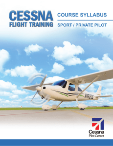 course syllabus - Cessna Flight Training