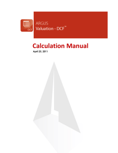 Dcf - Calculation Manual