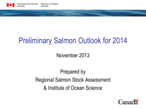 2014 Salmon Outlook - Sport Fishing Institute of BC