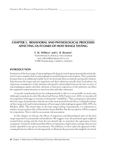 CHAPTER 5. BEHAVIORAL AND PHYSIOLOGICAL PROCESSES