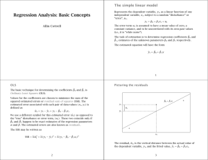 Regression Analysis: Basic Concepts