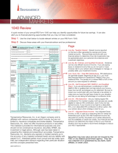 1040 Review - Transamerica