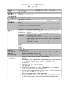 Foreign Language Lesson Plan Template MMS – Spring 2014 1