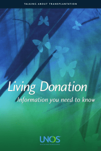 Living Donation