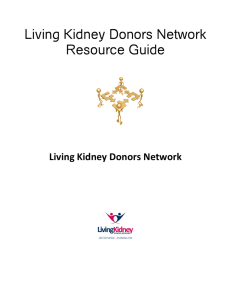 (LKDN) Resource Guide - Living Kidney Donor Network